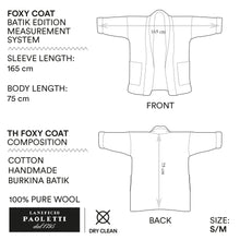 Load image into Gallery viewer, TH Foxy Coat - Special Batik Edition - S/M
